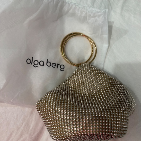 BRAND NEW - Olga Berg Mesh Handle Bag - Picture 5 of 8